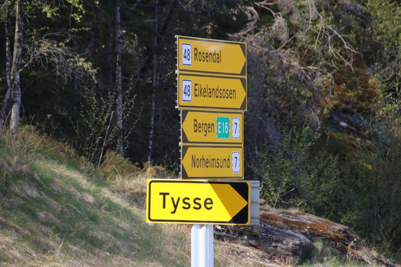 Saetervika Gjestehus Tysse  Esterno foto